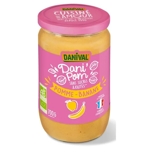 Purée pomme banane 700g