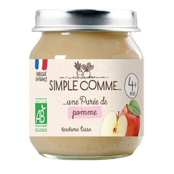 Purée pomme pot 125g