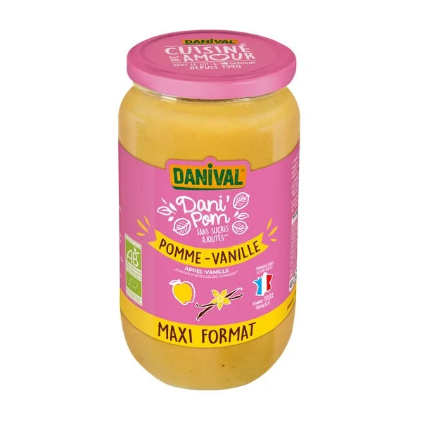 Purée pomme vanille 1,05kg