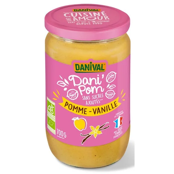 Purée pomme vanille 700g
