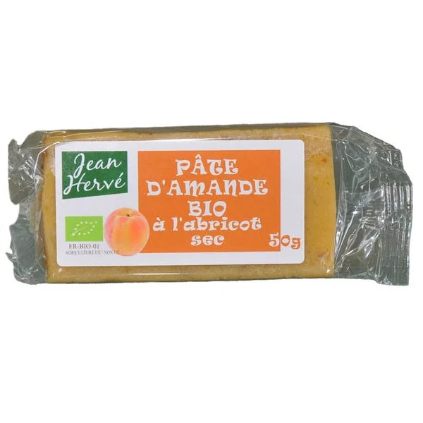 Pâte d'amande abricot sec 50g