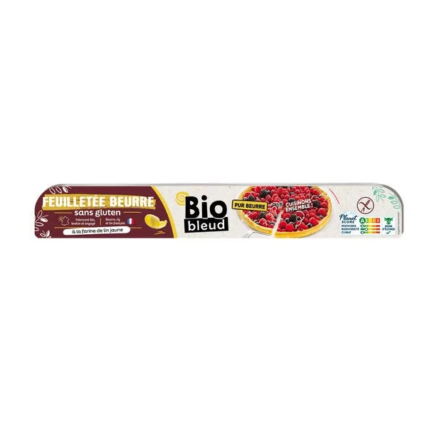 Pâte feuilletée pur beurre sans gluten 250g