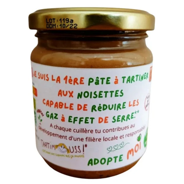 Pâte à tartiner aux noisettes