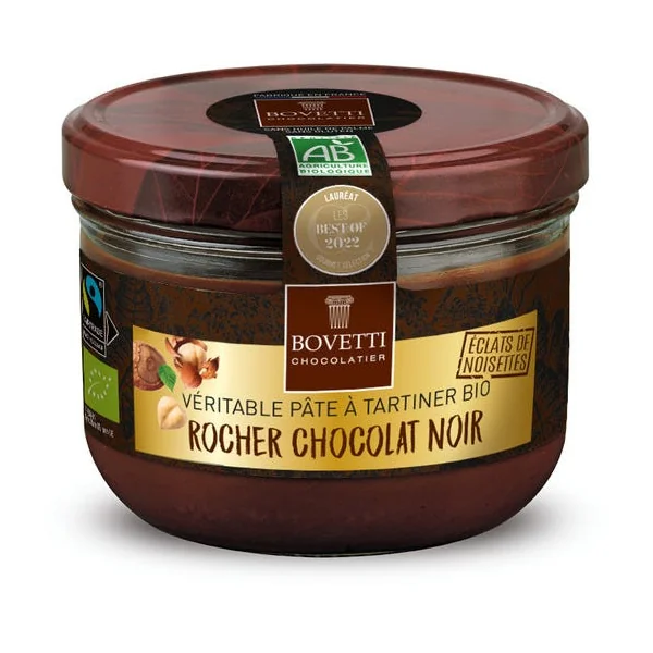 Pâte à tartiner rocher choco noir 200g
