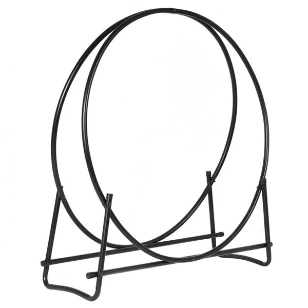 Rack à Bûches rond Support pour Bois de Chauffage Support à bois rond Rack de Bois de Chauffage 102*95*33 CM