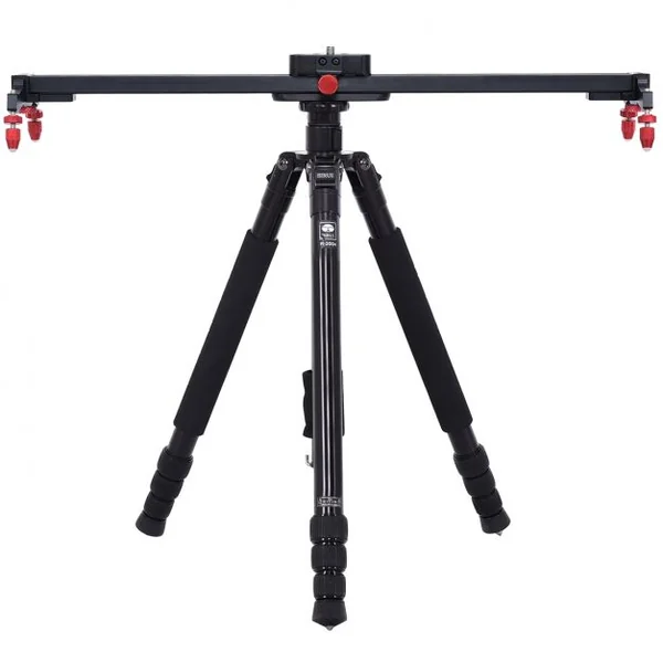 Rail stabilisateur Rail coulissant pour appareil photo caméra Curseur Glissière en alliage d’aluminium 60 cm noir