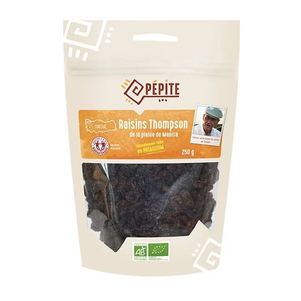 Raisin thompson Turquie 250g