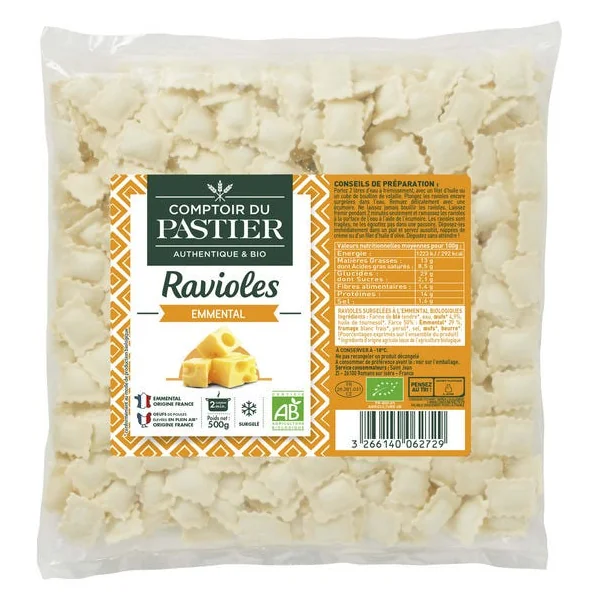 Ravioles emmental 500g