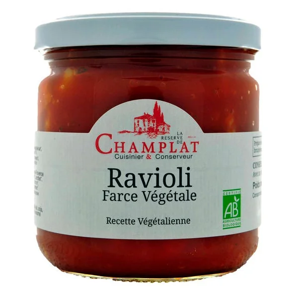 Ravioli recette végétalienne 340g