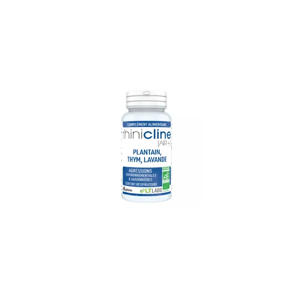 Rhinicline Air+ bio - Allergies saisonnières - 60 gélules