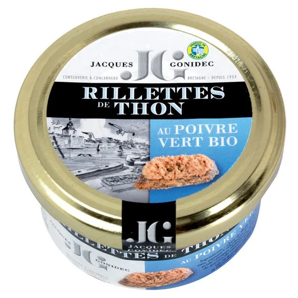 Rillettes de thon au poivre vert 90g