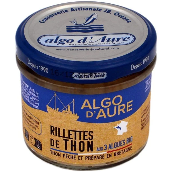 Rillettes de thon aux 3 algues 90g