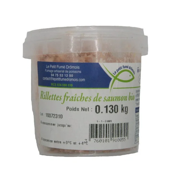 Rillettes saumon et truite 130g