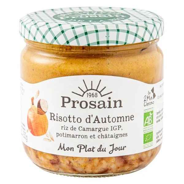 Risotto d'automne au riz de Camargue IGP, potimarron et châtaignes 350g
