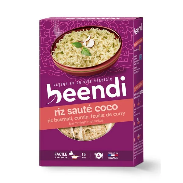 Riz basmati sauté noix de coco 250g