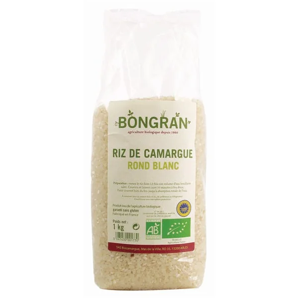 Riz de camargue rond blanc 1kg