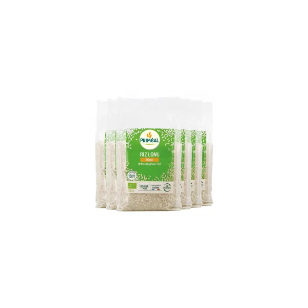 Riz long blanc - Lot de 6x1kg