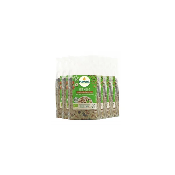 Riz mélo lentilles noisette - Lot de 6x500g