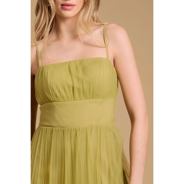 Robe Maxi à Détails Corset