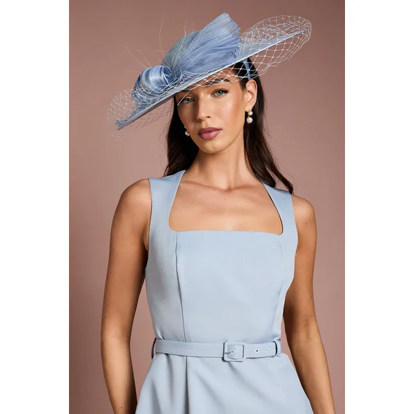 Robe Midi Lisa Tan en Crêpe Ajustée