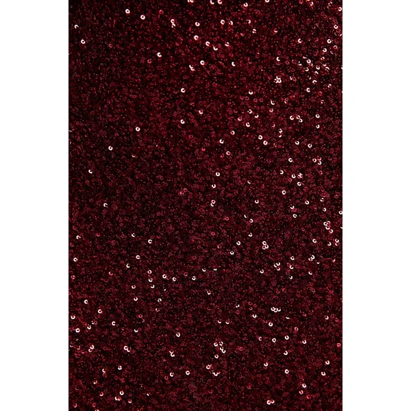 Robe Mini Drapée à Une Épaule en Jersey Stretch Pailleté