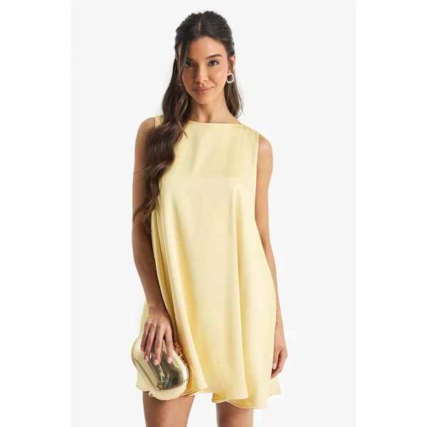 Robe portefeuille en satin texturé à encolure échancrée et dos noué