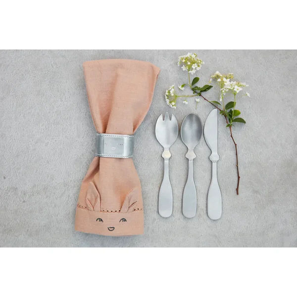 Rond de serviette Antique Silver Elodie Details - Soins Bébé Naturels & Produits Maman Après Naissance