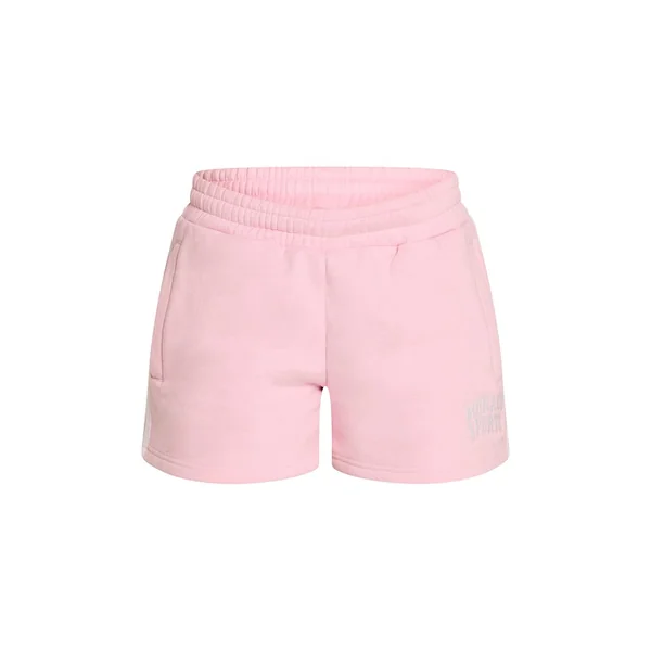 Rose Short En Molleton À Imprimé Monaco Contrasté