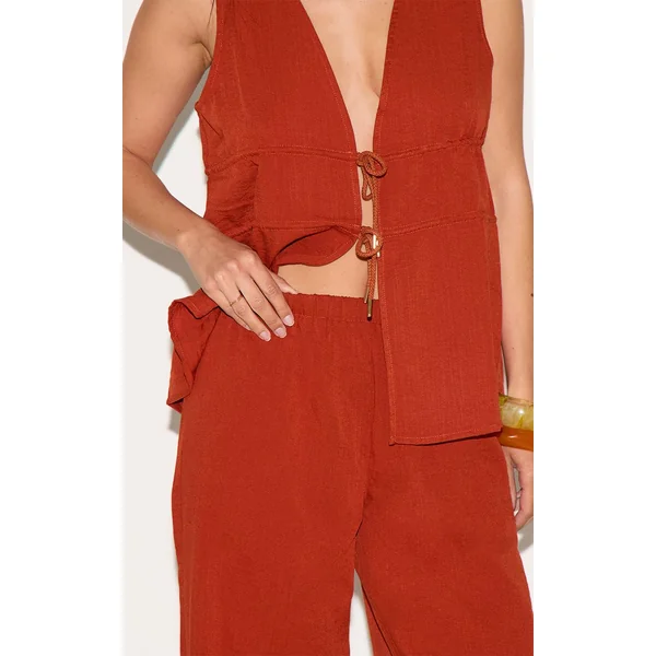 Rouille Pantalon Droit