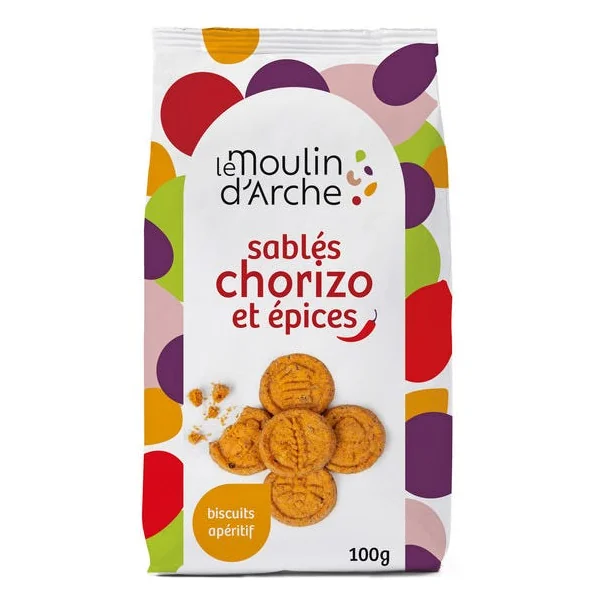 Sablé chorizo épices 100g