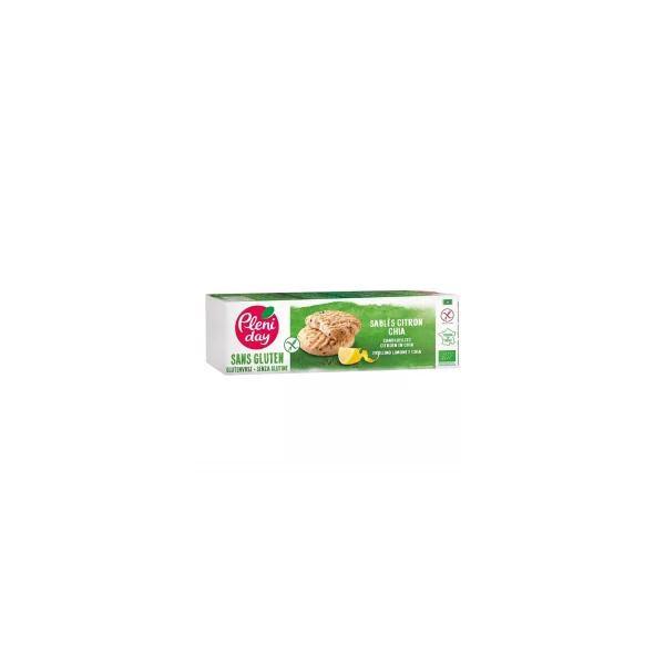 Sablés au citron et aux graines de chia - 150g