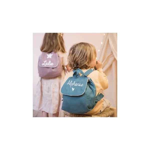 Sac à dos personnalisable Oh la la Paris - Soins Bébé Naturels & Produits Maman Après Naissance
