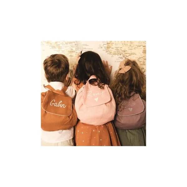 Sac à dos personnalisable Oh la la Paris - Soins Bébé Naturels & Produits Maman Après Naissance