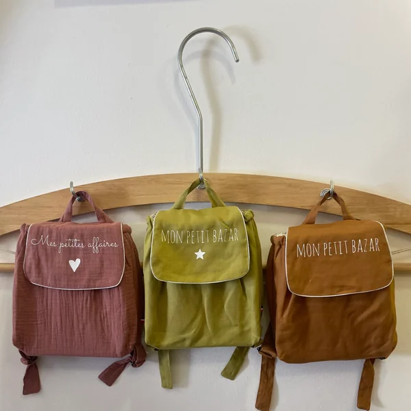 Sac à dos personnalisable Oh la la Paris - Soins Bébé Naturels & Produits Maman Après Naissance