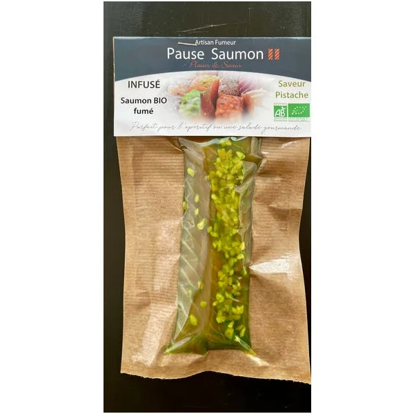 Saku saumon fumé à la pistache 100g