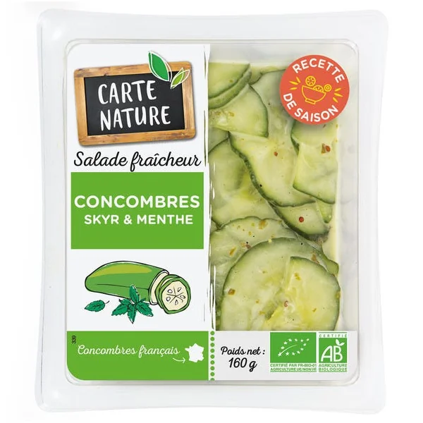 Salade de concombres skyr et menthe 160g