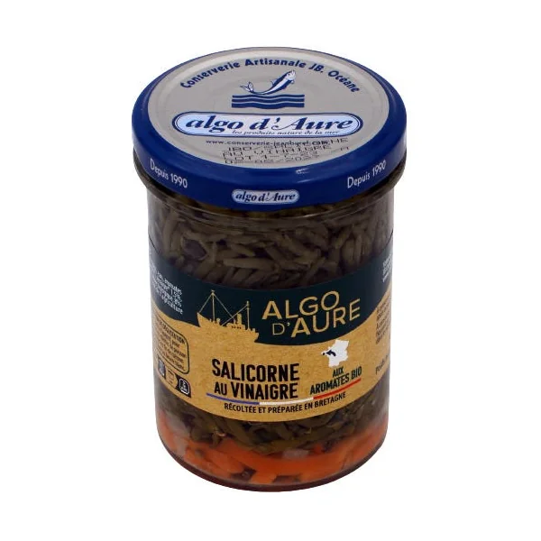 Salicorne vinaigre et aromates 105g net égoutté