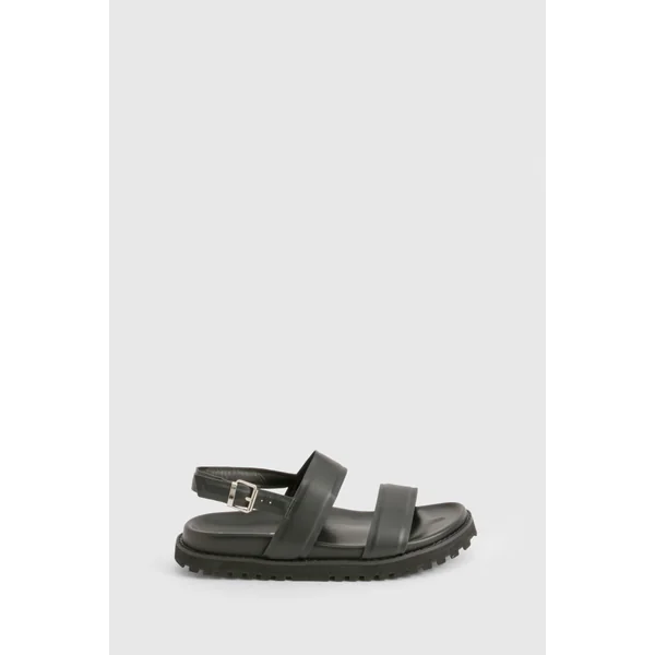Sandales à double lanière pour pieds larges