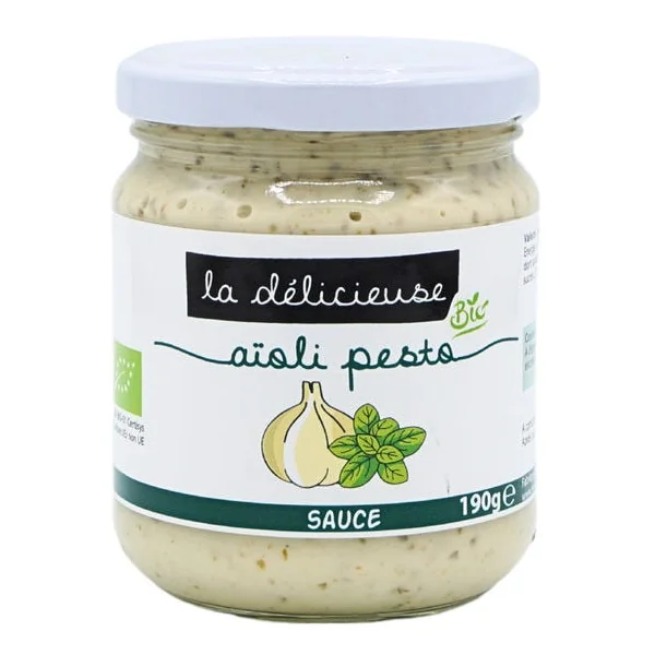 Sauce aïoli pesto 190g