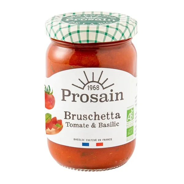 Sauce bruschetta tomate basilic 190g