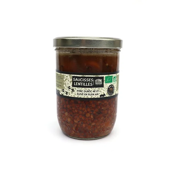 Saucisses aux lentilles