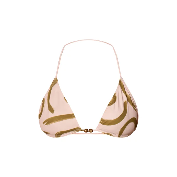 Sauge Haut De Bikini Triangle Imprimé Tourbillon