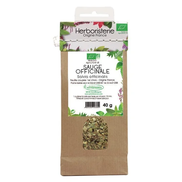 Sauge officinale feuille 40g