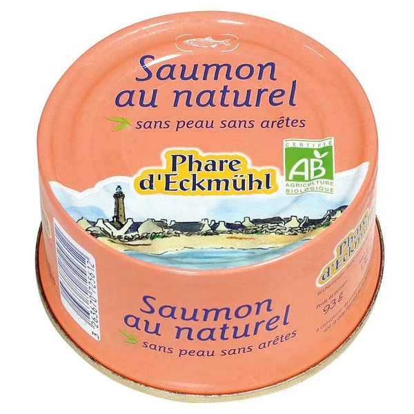 Saumon au naturel AB 93g net égoutté