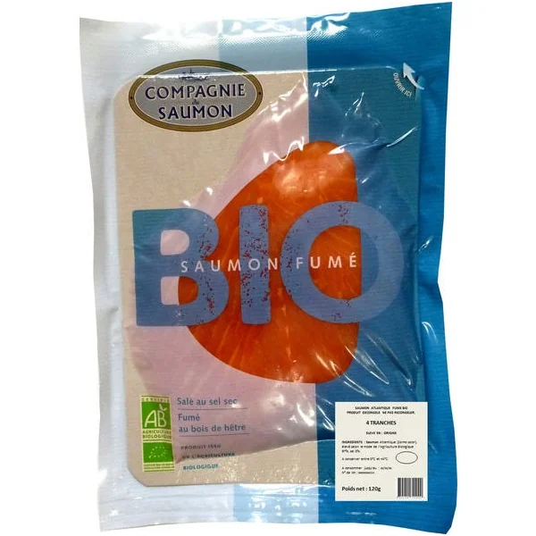 Saumon fumé (4) AB 120g
