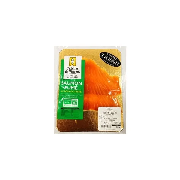Saumon fumé ficelle 2 tranches env.80g