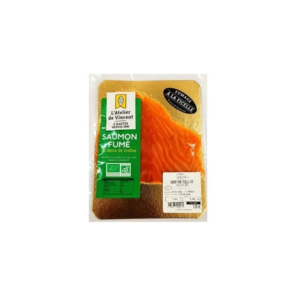 Saumon fumé ficelle 4 tranches env. 150g