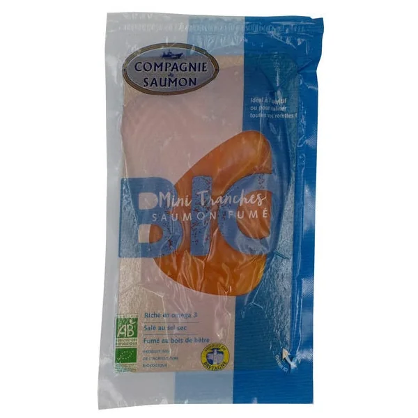 Saumon fumé mini tranches AB 100g
