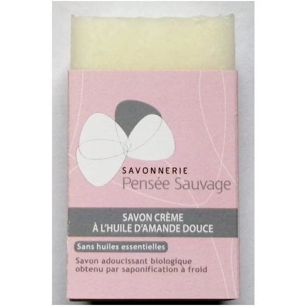 Savon crème à l'huile d'Amande Douce sans huiles essentielles