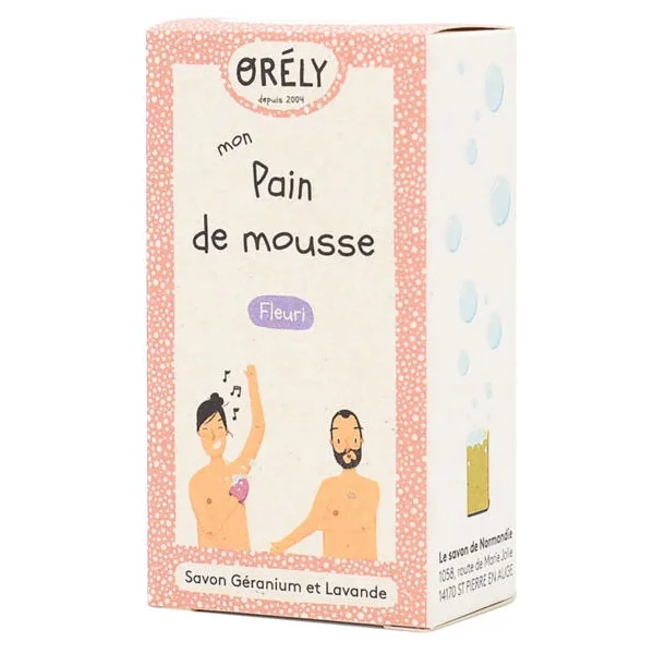 Savon fleuri géranium lavande 100g